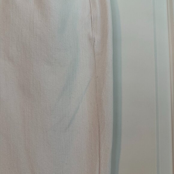 Belle by Kim Gravel Flexibelle White Jegging with Diagonal Hem Size 6 - Picture 11 of 11